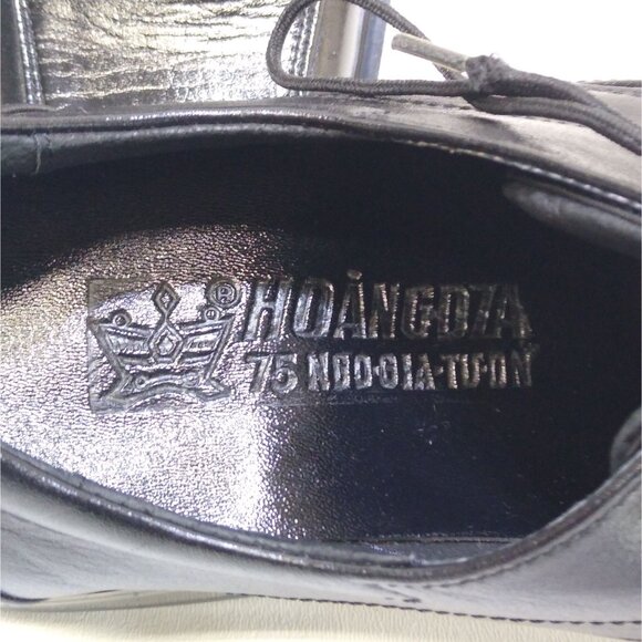 HOANG-DZA 75 NBO-GIA-TO-DN Leather Dress Shoes Square Toe Men\'s Size 8 NWOT main image 9